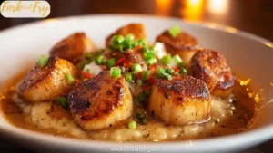 Creamy Cajun Scallops Skillet