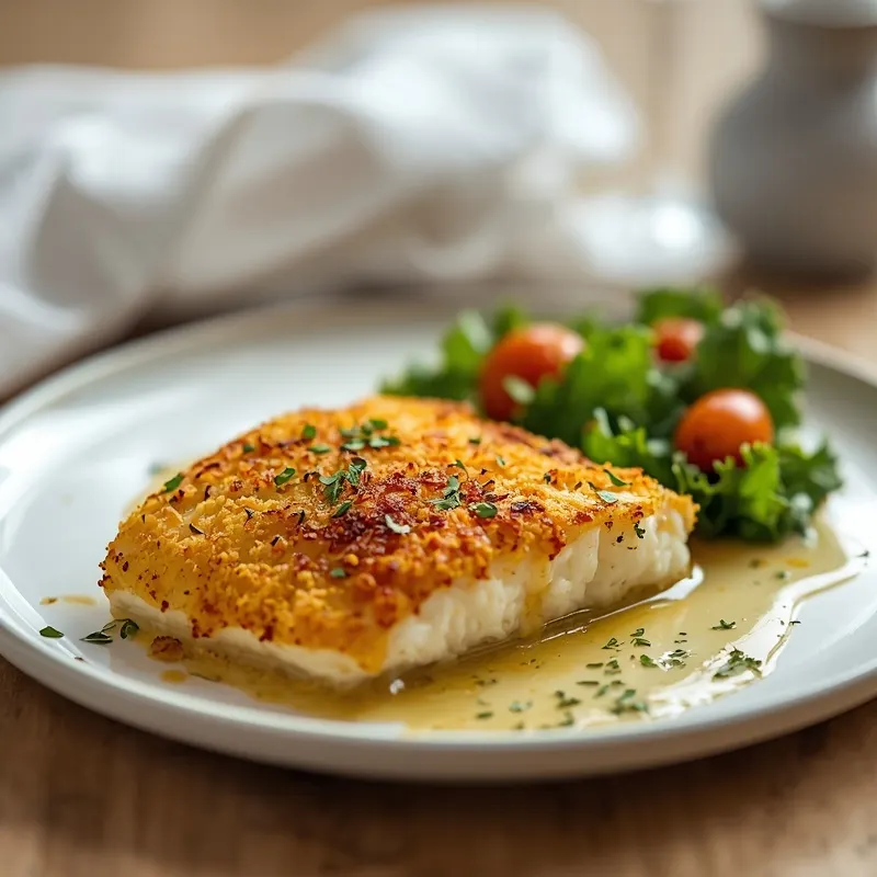 Golden Baked Parmesan Crusted Cod Golden Baked Parmesan Crusted Cod